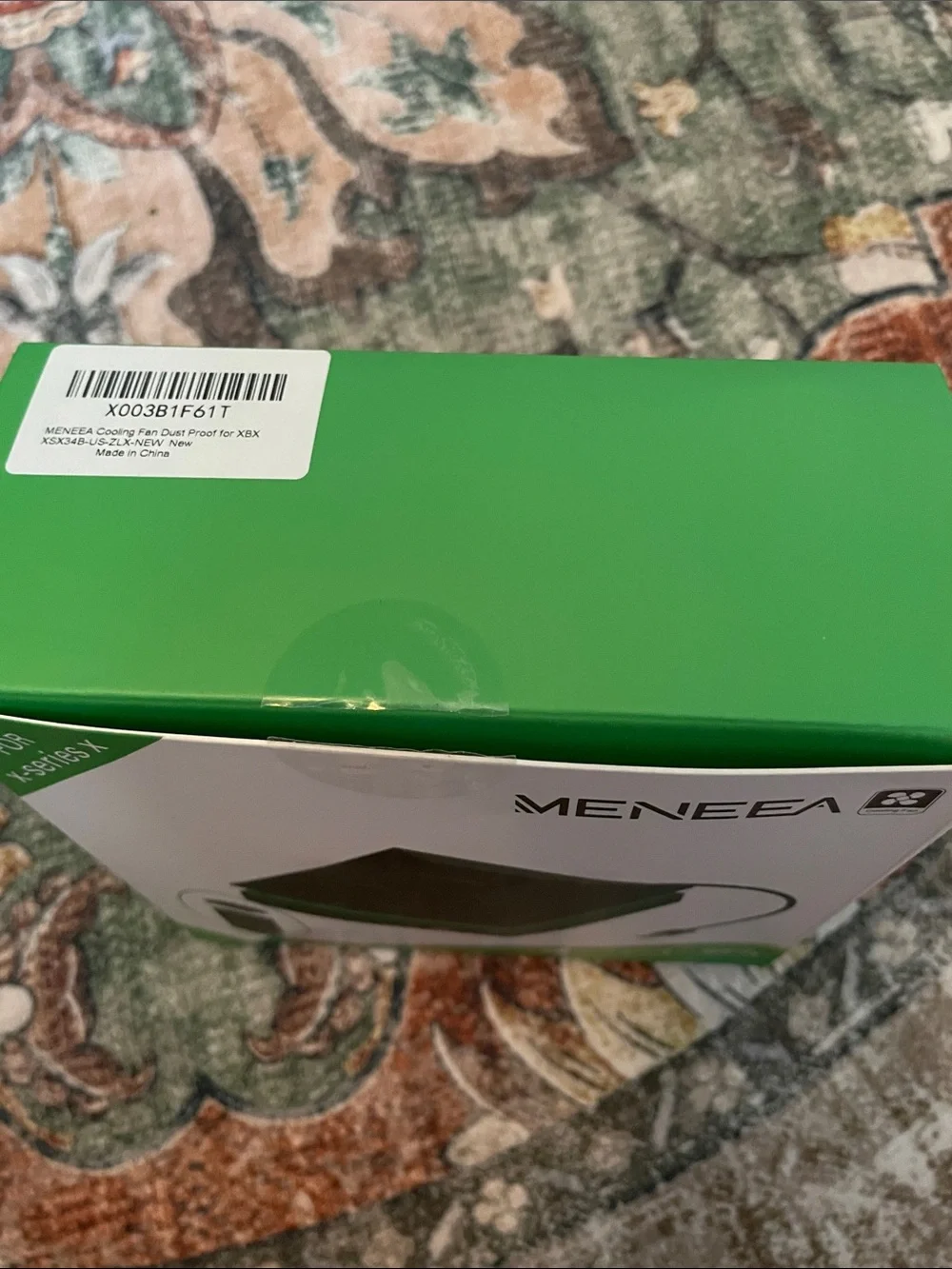 MENEEA Cooling Fan Stand X-Series X - Black with Green Accent